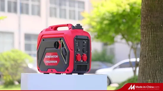 2000W New Energy-Saving Digital Generator, 4-Stroke, Gasoline Home Generator Portable Inverter Generator